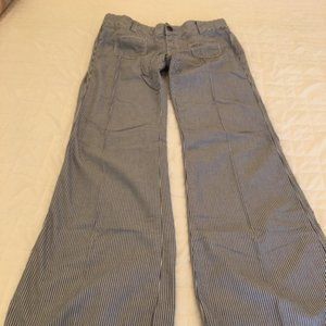 Gap Blue/White Railroad Stripe Pants